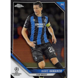 Champions League - Vanaken Hans - 2021-22 Topps Chrome UCL No.17