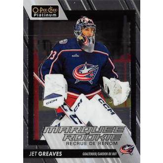Řadové karty - Greaves Jet - 2023-24 O-Pee-Chee Platinum Marquee Rookies No.237
