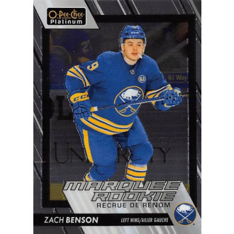 Řadové karty - Benson Zach - 2023-24 O-Pee-Chee Platinum Marquee Rookies No.300