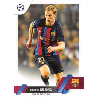 Champions League - de Jong Frenkie - 2022-23 Topps UEFA Club Competitions No.30