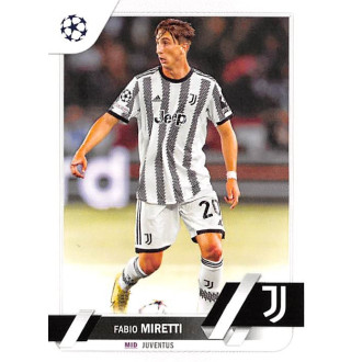 Champions League - Miretti Fabio - 2022-23 Topps UEFA Club Competitions No.116