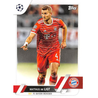 Champions League - de Ligt Matthijs - 2022-23 Topps UEFA Club Competitions No.161