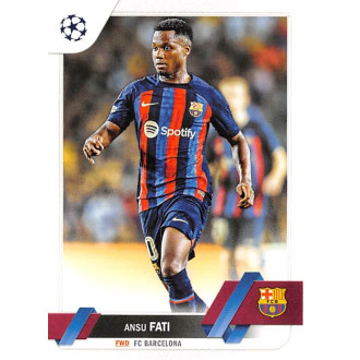 Champions League - Fati Ansu - 2022-23 Topps UEFA Club Competitions No.193