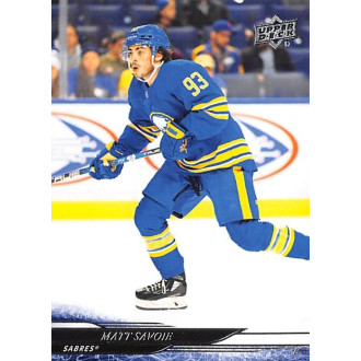 Řadové karty - Savoie Matt - 2024-25 Upper Deck No.28