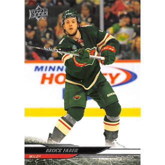 Řadové karty - Faber Brock - 2024-25 Upper Deck No.92
