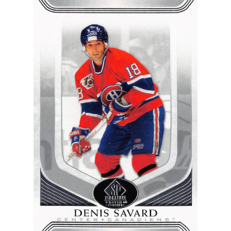 Řadové karty - Savard Denis - 2020-21 SP Signature Edition Legends No.40