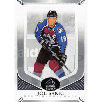 Řadové karty - Sakic Joe - 2020-21 SP Signature Edition Legends No.324