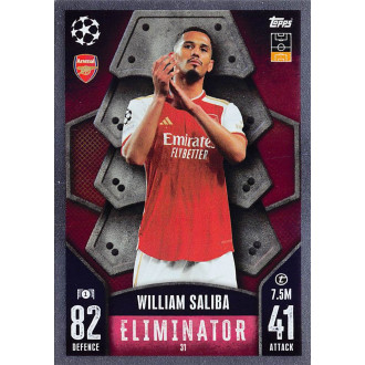 Champions League - Saliba William - 2023-24 Topps Match Attax UCL No.31