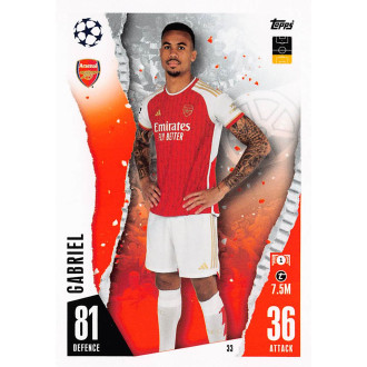Champions League - Gabriel - 2023-24 Topps Match Attax UCL No.33