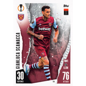 Champions League - Scamacca Gianluca - 2023-24 Topps Match Attax UCL No.114