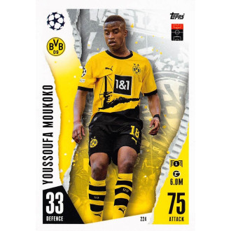 Champions League - Moukoko Youssoufa - 2023-24 Topps Match Attax UCL No.224