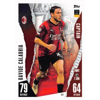 Champions League - Calabria Davide - 2023-24 Topps Match Attax UCL No.347