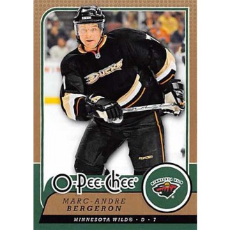 Řadové karty - Bergeron Marc-Andre - 2008-09 O-Pee-Chee No.31