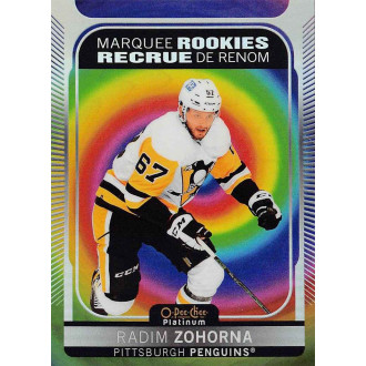 Paralelní karty - Zohorna Radim - 2021-22 O-Pee-Chee Platinum Marquee Rookies Rainbow Color Wheel No.230