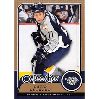 Řadové karty - Legwand David - 2008-09 O-Pee-Chee No.85