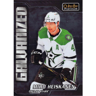 Insertní karty - Heiskanen Miro - 2022-23 O-Pee-Chee Platinum Galvanized No.G9