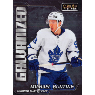 Insertní karty - Bunting Michael - 2022-23 O-Pee-Chee Platinum Galvanized No.G11