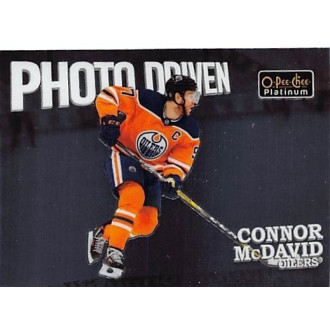 Insertní karty - McDavid Connor - 2022-23 O-Pee-Chee Platinum Photo Driven No.PD2