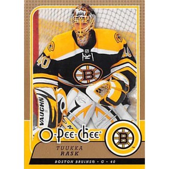 Řadové karty - Rask Tuukka - 2008-09 O-Pee-Chee No.112