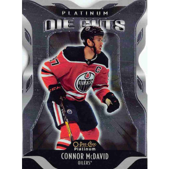 Insertní karty - McDavid Connor - 2021-22 O-Pee-Chee Platinum Platinum Die Cuts No.DC1