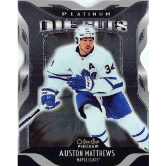Insertní karty - Matthews Auston - 2021-22 O-Pee-Chee Platinum Platinum Die Cuts No.DC3