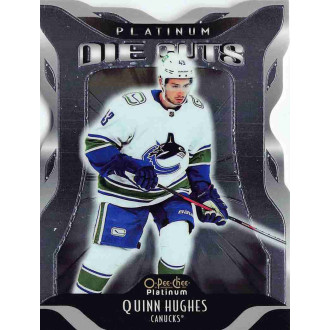 Insertní karty - Hughes Quinn - 2021-22 O-Pee-Chee Platinum Platinum Die Cuts No.DC10