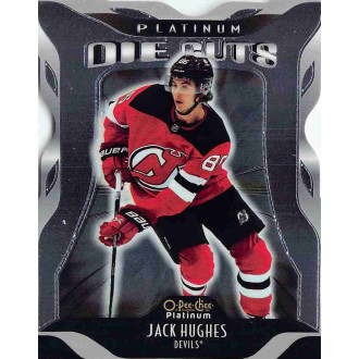 Insertní karty - Hughes Jack - 2021-22 O-Pee-Chee Platinum Platinum Die Cuts No.DC11