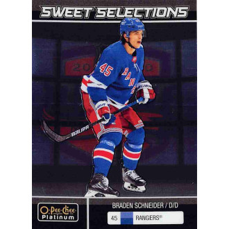 Insertní karty - Schneider Braden - 2022-23 O-Pee-Chee Platinum Sweet Selections No.SS11