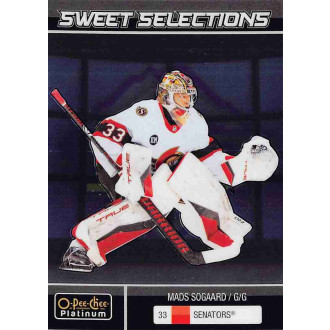 Insertní karty - Sogaard Mads - 2022-23 O-Pee-Chee Platinum Sweet Selections No.SS13
