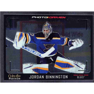 Insertní karty - Binnington Jordan - 2021-22 O-Pee-Chee Platinum Photo Driven No.PD5