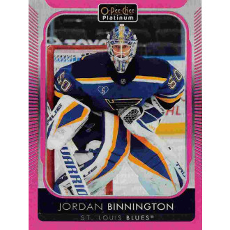 Paralelní karty - Binnington Jordan - 2021-22 O-Pee-Chee Platinum Matte Pink No.50