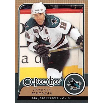 Řadové karty - Marleau Patrick - 2008-09 O-Pee-Chee No.187