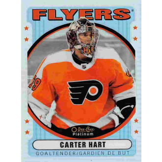 Insertní karty - Hart Carter - 2021-22 O-Pee-Chee Platinum Retro Rainbow No.R20