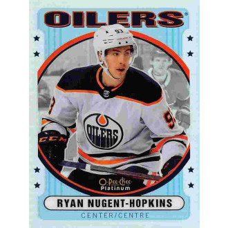 Insertní karty - Nugent-Hopkins Ryan - 2021-22 O-Pee-Chee Platinum Retro Rainbow No.R44