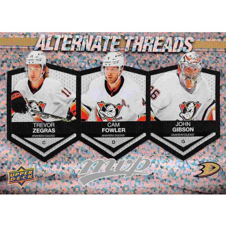 Insertní karty - Zegras Trevor, Fowler Cam, Gibson John - 2023-24 MVP Alternate Threads No.5