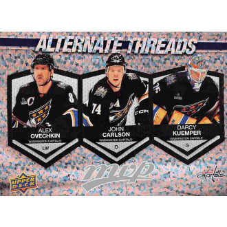Insertní karty - Ovechkin Alex, Carlson John, Kuemper Darcy - 2023-24 MVP Alternate Threads No.18