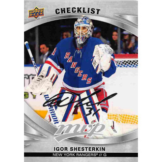 Paralelní karty - Shesterkin Igor - 2023-24 MVP Silver Script No.100