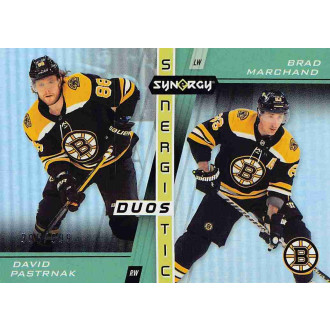 Insertní karty - Pastrnak David, Marchand Brad - 2021-22 Synergy Synergistic Duos Stars No.SD14