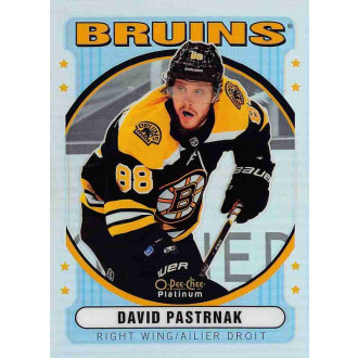 Paralelní karty - Pastrnak David - 2021-22 O-Pee-Chee Platinum Retro Rainbow No.R58