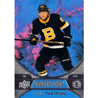 Paralelní karty - Pastrnak David - 2021-22 Credentials Mandelbrot Fractal No.49