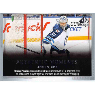 Řadové karty - Pavelec Ondřej - 2015-16 SP Authentic  No.148