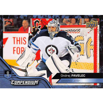 Paralelní karty - Pavelec Ondřej - 2016-17 Compendium Blue No.571
