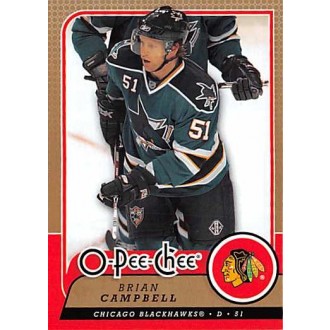 Řadové karty - Campbell Brian - 2008-09 O-Pee-Chee No.415