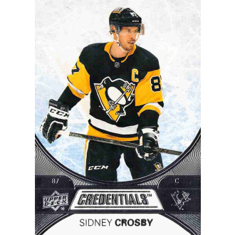 Řadové karty - Crosby Sidney - 2021-22 Credentials No.2