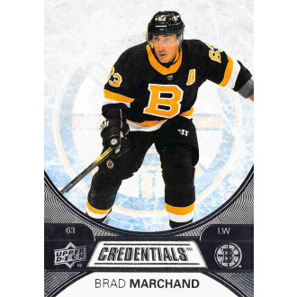 Řadové karty - Marchand Brad - 2021-22 Credentials No.20