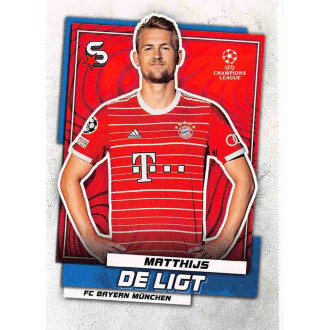 Champions League - de Ligt Matthijs - 2022-23 Topps UEFA Superstars No.96