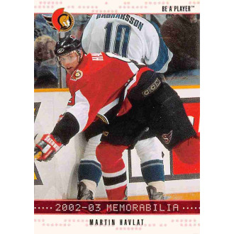 Paralelní karty - Havlát Martin - 2002-03 BAP Memorabilia Ruby No.115