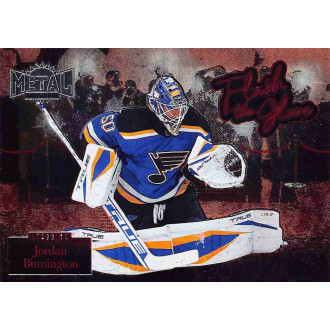 Insertní karty - Binnington Jordan - 2022-23 Metal Universe Flash the Glove No.FL13
