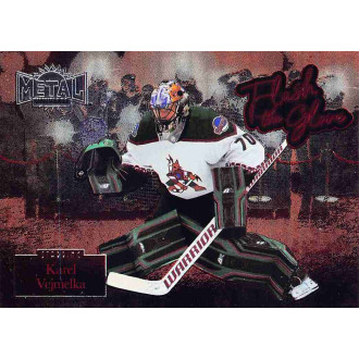 Insertní karty - Vejmelka Karel - 2022-23 Metal Universe Flash the Glove No.FL36