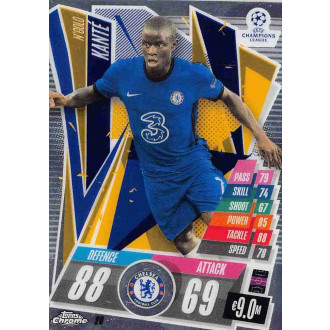 Champions League - Kante N’Golo - 2020-21 Topps Chrome Match Attax UCL No.20